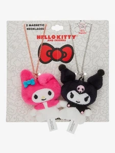💝 My Melody & Kuromi Plush Best Friend Necklace Set Hello Kitty Sanrio Netflix - Picture 1 of 3