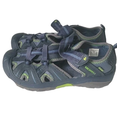 Sandalia Merrell Hydro Hiker Niño Talla US 3M EU34 Azul Verde Agua Zapatos Foto 1 de 4
