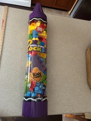 Crayola Kids @ Work  - 99 Pieces - Block Set in a 36" Giant Crayon - Image 1 of 4