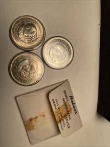 1951-P/D/S WASHINGTON CARVER HALF DOLLAR SET RARE BEEBEES FLIP - Picture 1 of 7