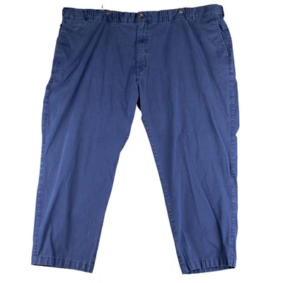 Pantalones chinos Amazon Essentials para hombre 54x28 azules mezcla de algodón pantalones informales Foto 1 de 4