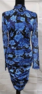 New ALICE + OLIVIA Delora Floral Mini Sheath Dress dream floral royalty (#C2-A2) - Picture 1 of 6