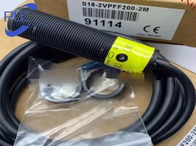 Banner S18-2VPFF200-2M Photoelectric sensor switches brand new free shipping - Image 1 of 2
