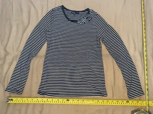 Kids Clothes Girls Size M (8) Gap Black & White Stripes Long sleeves - Picture 1 of 1