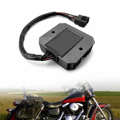Regulador de voltaje rectificador negro apto para Kawasaki VN800 Vulcan1996-2005 Foto 1 de 4