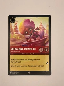 Disney Lorcana Shimmering Skies Snowanna Rainbeau Cool Competitor 110/204 NoFoil - Picture 1 of 2