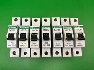 Crabtree MCB 6M1B06 6M1B10 6M1B16 6M1B20 6M1B32 6M1B40 6M1B50 - Picture 1 of 11