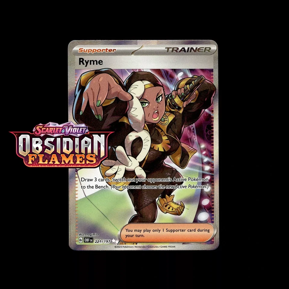 Pokemon Cards Obsidian Flames! - Holo/Reverse Holo Ex Full Art Illustration Rare - Image 1 of 1