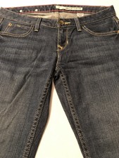 DKNY Times Square Jean Women's Boot Cut Distressed Stretch Jeans Size 27 X 31