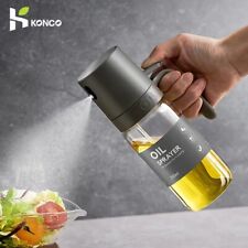 Botella de spray de aceite 250 ml vidrio de alto borosilicato dispensadores de aceite de cocina aceite de oliva