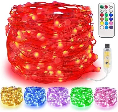 10M 20M WS2812B sk6812 IC LED Pixel String Light Individually Addressable 5V USB - Image 1 of 4