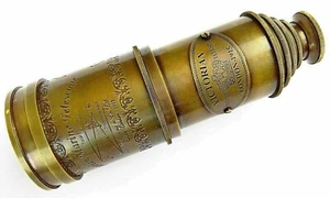 Brass Telescope Maritime Victorian Spyglass, Marine Brass Antique Telescope - Picture 1 of 4