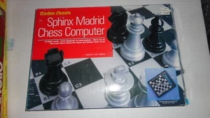 RADIO SHACK Sphinx Madrid Chess Computer Complete Tested Working rare reciept - Picture 1 of 14