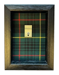 Royal Scots Regiment Tartan Medaillenetui für 2 Medaillen. Schwarzer Rahmen - Bild 1 von 5