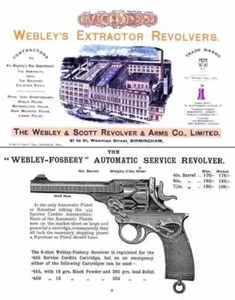 Webley & Scott 1904 Extractor Revolvers Catalog - Picture 1 of 1