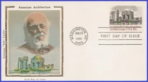 USA4 #1930 U/A COLORANO SEDA FDC Palacio de las Artes - Imagen 1 de 1
