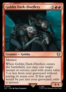 x1 Goblin Dark-Dwellers R MTG Commander: The Lord of the Rings: Tales of Middle- - Picture 1 of 1