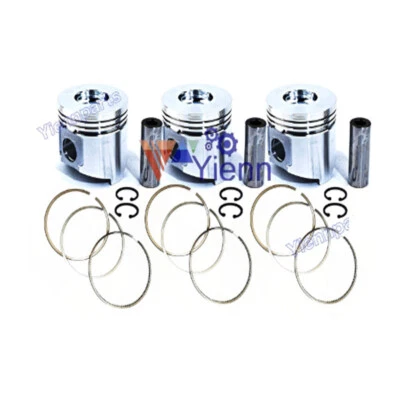 3TNV88 3TNV88C Piston Kit Ring Set For Yanmar E30B E35B E36B E33C Excavator Part - Image 1 of 3