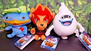 Yo-Kai Watch Anime LOT 3 pc Plush 8" Walkappa Blazion Whisper NEW w TAGS - Picture 1 of 23