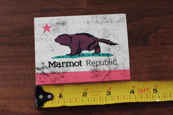 MARMOT Republic Climbing STICKER Decal New