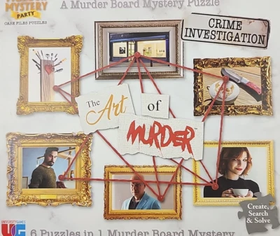 The Art of Murder  - 6 Puzzles in 1 Murder Board Mystery 2021 - Image 1 of 4