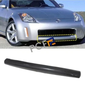 Fit For Nissan 350Z Z33 2003-06 Real Carbon Front Bumper Grille Lower Strip Trim - Picture 1 of 7