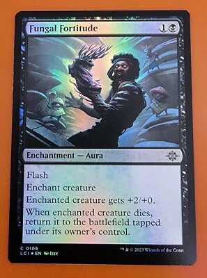 1x Fungal Fortitude | FOIL | Lost Caverns of Ixalan | MTG Magic Cards - Image 1 of 4