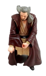 Star Wars Saga Qui-Gon Jinn Jedi Master Hasbro 2002  4" Action Figure Vintage - Picture 1 of 4