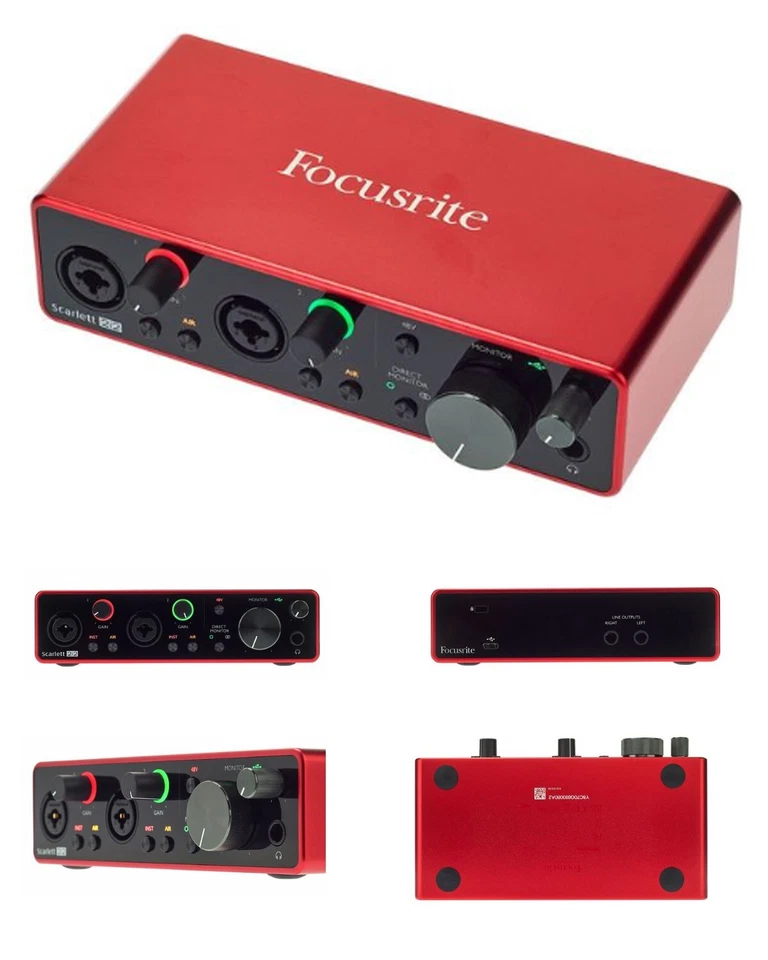 Focusrite 2i2 Scarlett 3a Generazione Interfaccia Audio USB - Immagine 1 di 1