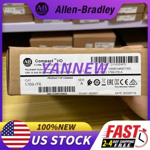 New Factory Sealed 1769-IT6 AB Thermocouple Mv Input Module 6chnl 1769IT6 NEW TX - Picture 1 of 8