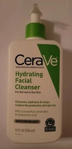 Cerave Feuchtigkeitsspendender Gesichtsreiniger Normale bis Trockene Haut 12oz - Bild 1 von 2