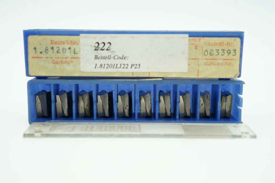 10x HERTEL 1.81202L121  P25 (Fix-Perfect) Wendeschneidplatten zum Drehen - Bild 1 von 1