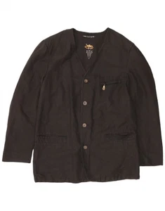 CAMEL Mens 4 Button Blazer Jacket UK 40 Large Black CQ07 - Picture 1 of 3