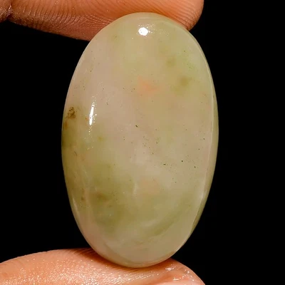 32.5 Ct 100% Natural Aventurine Oval Shape Cabochon Loose Gemstone 31X19X6 mm - Image 1 of 3