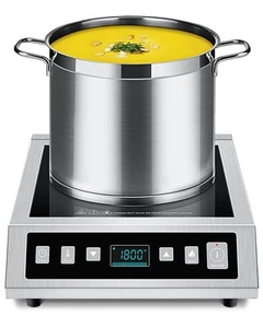 Induction Cooktop Commercial, Professional Portable Burner, 1800W Countertop ... - Picture 1 of 8