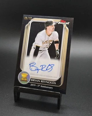 Bryan Reynolds 2025 Topps Finest Rookie Cup Auto Black /10 *Read Description  - Image 1 of 4