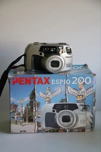 Pentax Espio 200 analoge Kompaktkamera 35 mm mit Originalkarton - Bild 1 von 18