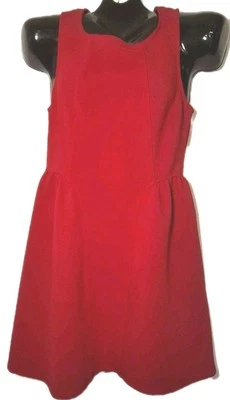 Vestido Sunny Girl rojo sin mangas talla pequeña Foto 1 de 4