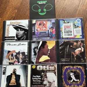 R&B Hip Hop Pop 10 CD Lot - Nelly Deadmau5 Aretha Franklin Otis Redding Elton - Picture 1 of 6