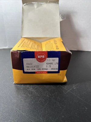 NPR Isuzu SWI10197ZZ 0.75 DIA 101.600MM. PISTON RING SET. Fit For Hombre LF8 - Image 1 of 4