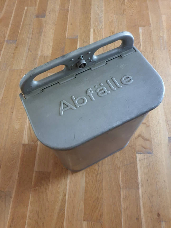 ORIGINAL DB DEUTSCHE BUNDESBAHN MÜLLEIMER PERSONENWAGEN SILBERLING VINTAGE - Bild 1 von 4