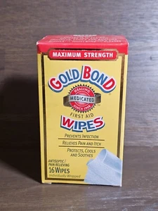 Gold Bond Medicated Maximum Strength Pain & Itch Relief Wipes - 16 Wipes - Picture 1 of 4