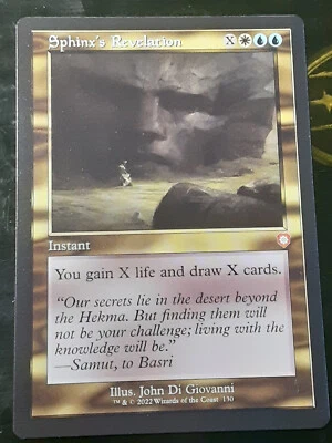 Sphinx's Revelation , Commander Brothers War , Near Mint  ,MTG , FREE SHIPPING - Image 1 of 2