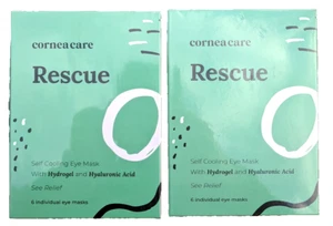 Rescue: Hydrogel Self Cooling Compress Cold Eye Masks for Puffy Eyes, 12 Total - Picture 1 of 11