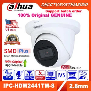 Dahua IPC-HDW2441TM-S 4MP WizSense MIC POE IP Camera Replace IPC-HDW2431TM-AS-S2 - Picture 1 of 22