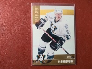 1999-00 ITG Be A Player Memorabilia Gold /100 Vitali  Vishnevsky  #330