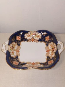 Piatto portagioie vintage Royal Albert Bone China manico quadrato - Foto 1 di 4