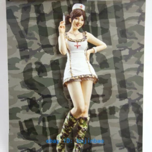 1/18 Scale 90mm Sugimoto Yumi In Nurse Uniform Unpainted Model Kits Sexy Girl GK - Picture 1 of 5