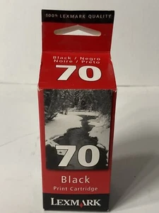 NEU Lexmark #70 schwarze Tintenpatronen ORIGINAL NEU VERSIEGELT SCHNELLER VERSAND - Bild 1 von 6