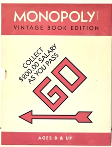 Monopoly Spiel - Sammelbuchausgabe - rot/beige Leinen Bucheinband komplett - Bild 1 von 15